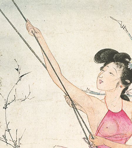 普宁-胡也佛的仕女画和最知名的金瓶梅秘戏图
